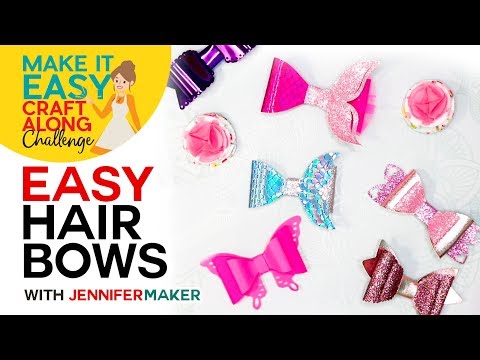 Make Easy Hair Bows with Mermaid Tails, Butterfly Wings, & Hearts!