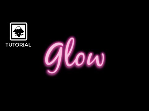 Glow text effect inkscape tutorial