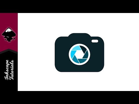 Inkscape Tutorial: Flat Camera Icon Graphic Lens Logo (Episode #90) @ Ardent Designs
