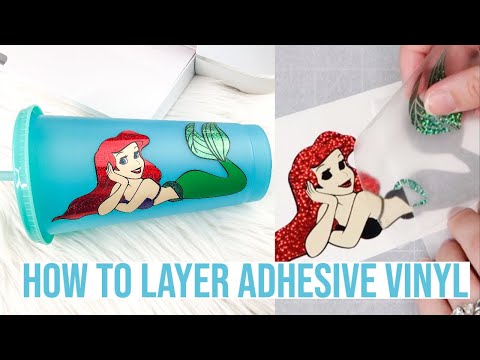 HOW TO LAYER ADHESIVE VINYL USING THE PARCHMENT PAPER METHOD