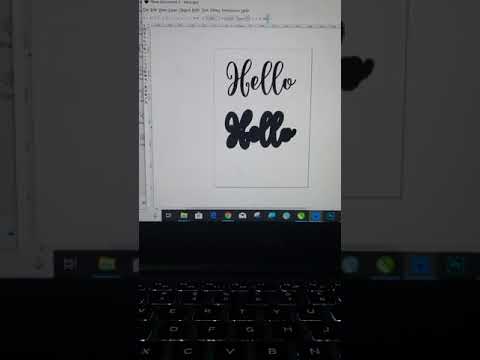 How to make outline for letters and vectors for Cricut Design Space