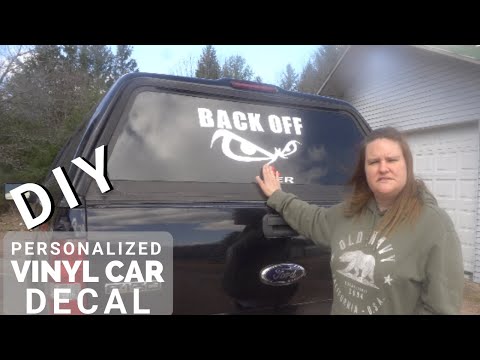 How To Easily Create A Vinyl Car Decal Using Your Cricut Machine