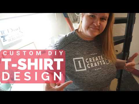 How To Make A T-Shirt With A Cricut Machine and Heat Transfer Vinyl- DIY Tutorial