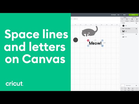 Working with Letter and Line Spacing & Alignment | Beginner Design Space Tutorial | Cricut™
