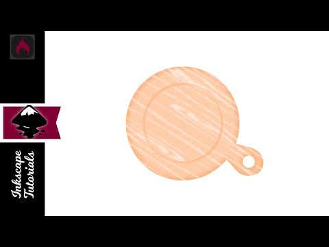 Inkscape Tutorial: Vector Wood Grain Effect Cutting Board Graphic  (Episode #71) @ Ardent Designs