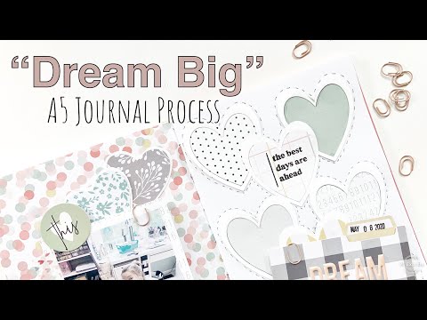 "Dream Big" A5 Memory Keeping Process