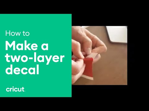 Cricut Joy™ – Make a Two-Layer Decal