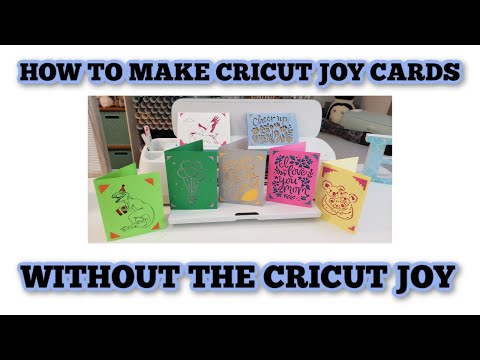 Make the Cricut Joy cards with Maker or Explore – Without the Joy