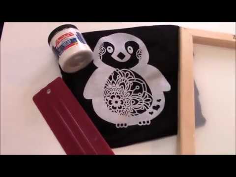 How to screen print with your Cricut