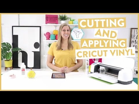 Cutting and Applying Cricut Vinyl