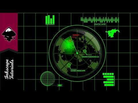 Inkscape Tutorial: Create a Military Radar Graphic for 2d Gaming(Episode #45) @ Ardent Designs