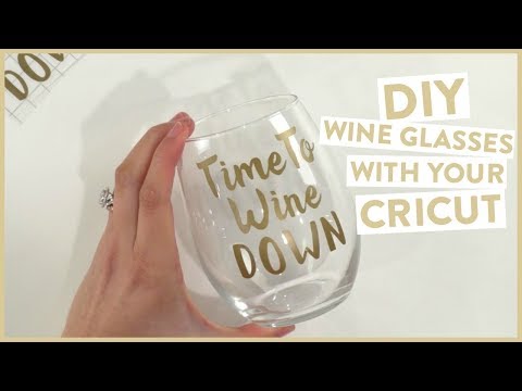 DIY Wine Glasses With Your Cricut – Easy Cricut Wedding Gift
