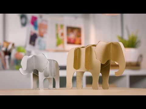 1 of 3 How to Create a Chipboard Elephant | Cricut Maker Project Inspiration | Cricut™