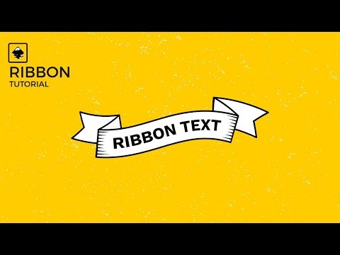 Inkscape vector tutorial create a vintage ribbon using bend path effect | Graphic design tutorial