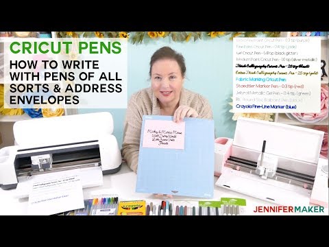 Cricut Pens: Writing and Envelope Addressing Tutorial