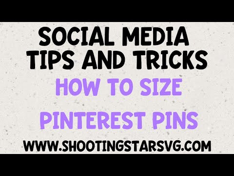 How to size Pinterest Pins