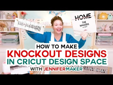 Make Knockout Designs in Cricut Design Space (What Works NOW!)