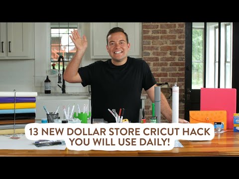 13 NEW Dollar Store Cricut Hacks You Will Use Daily!