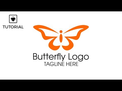 butterfly logo tutorial inkscape create a logo from an image