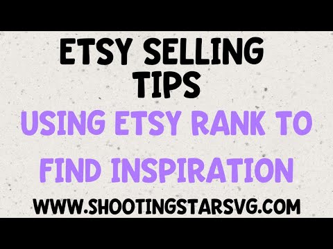 Using Etsy Rank to Find Inspiration