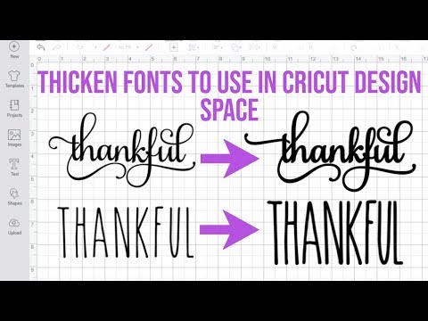 HOW TO THICKEN FONTS IN INKSCAPE TO USE IN CRICUT DESIGN SPACE