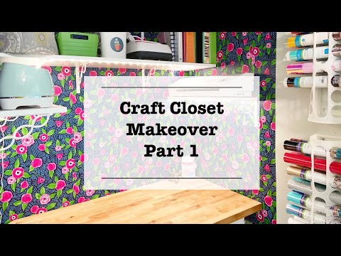 Craft Closet Makeover – Part 1