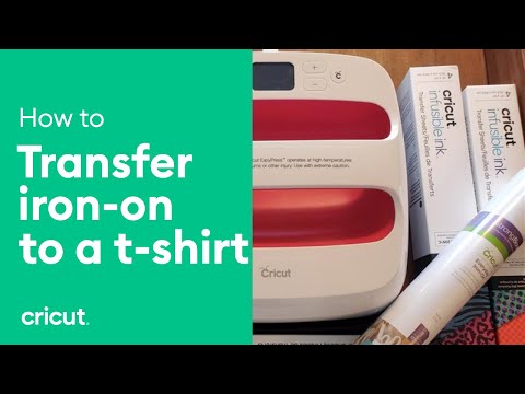 How to transfer Iron-on to a shirt – Working with Cricut EasyPress 2