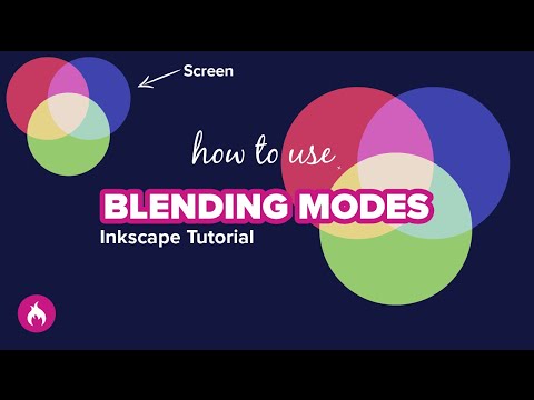 Inkscape tutorial blending modes and layer panel