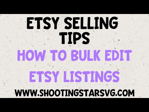 How to Bulk Edit Etsy Listings – Edit Etsy Listings Fast [Etsy Tips and Tricks]
