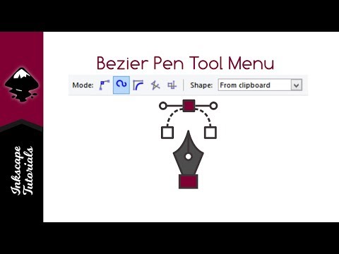 Inkscape Beginner Tutorial | Understanding the Bezier Pen Tool Menu