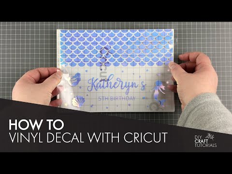 CRICUT DECAL TUTORIAL | How to Vinyl Decal with Cricut | Cricut Tutorial