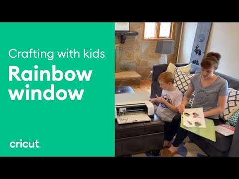 Crafting at Home with Kids – Rainbow Window