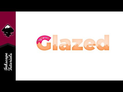 Inkscape Tutorial: Vector Glazed Donut Text Effect Logo (Episode #54) @ Ardent Designs
