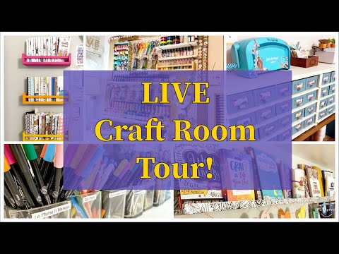 Live Craft Room Tour