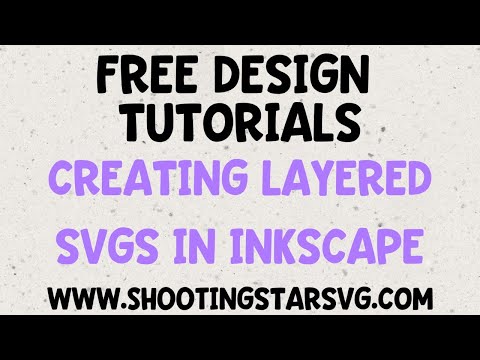 Create Layered SVGs in Inkscape – Create and Sell SVGs – Inkcape Tutorial -Sell SVGs on Etsy