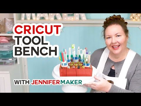 Cricut Tool Bench: A Craft Tool Holder & Organizer Made on the Cricut Explore or Maker!!