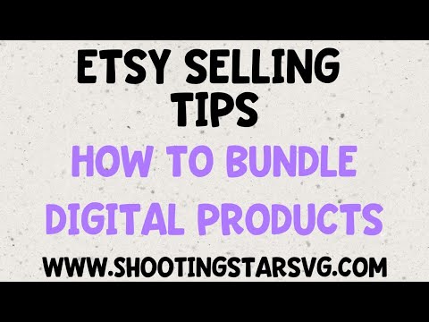 How to Bundle Digital Products to Sell on Etsy – Sell Digital Products on Etsy – Increase Etsy Sales