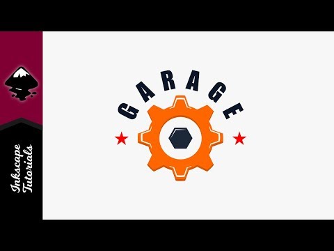 Inkscape Tutorial: Create a Garage Mechanic Gear Logo (Episode #105) @Ardent Designs
