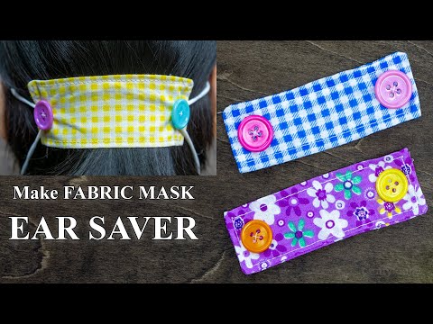 Face Mask Ear Saver | Adapter for No-Sew Face Mask Bandana | How to Make Face Mask Adapter