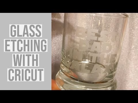 GLASS ETCHING WITH CRICUT& ARMOUR ETCH | FATHER'S DAY GIFT IDEA