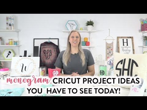 Monogram Cricut Project Ideas You Have To See Today