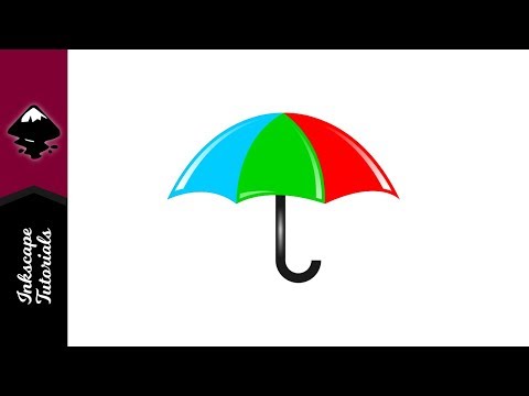 Umbrella logo Inkscape Beginner Tutorial
