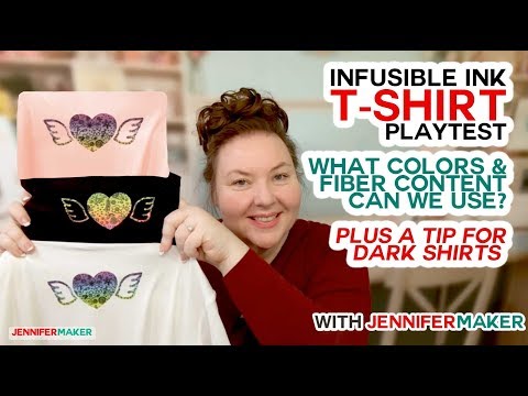 Cricut Infusible Ink T-Shirts: 15 Types & Colors Tested & Washed!!