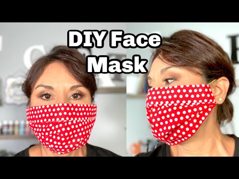 HOW TO DIY FACE MASK / NO SEW EASY TO MAKE / DOLLAR TREE DIY