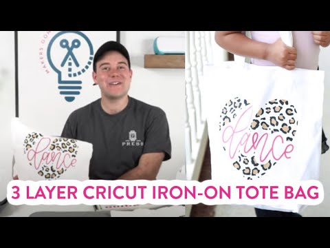 3 Layer Cricut Iron-On Tote Bag – Multi Layer HTV Project!