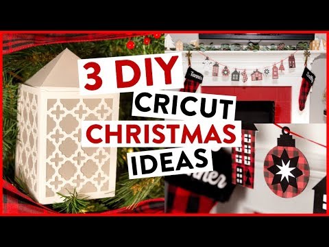 DIY CRICUT CHRISTMAS – 3 DIY CRICUT CHRISTMAS IDEAS