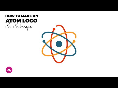 Inkscape tutorial create an atom logo 2