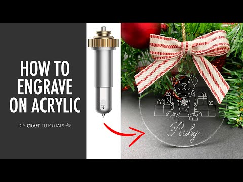 ENGRAVING ACRYLIC WITH YOUR CRICUT | How To Use The Engraving Tool | Easy step-by-step