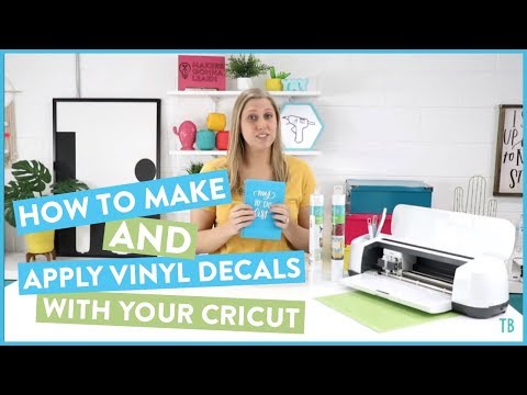 How To Make and Apply Vinyl Decals With Your Cricut