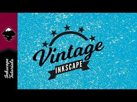 Inkscape Tutorial: Create a Vintage 5 Star Retro Logo (Episode #98) @ Ardent Designs